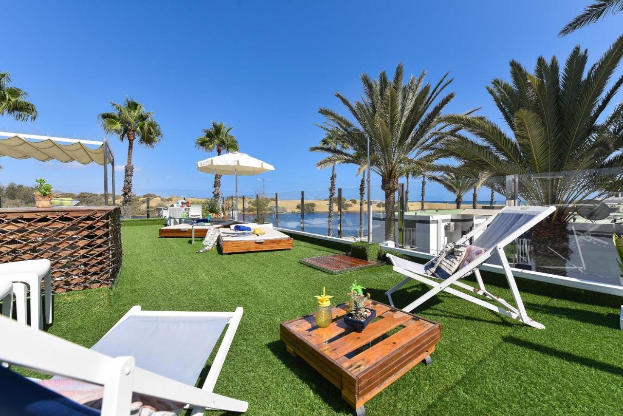 Maspalomas Beach Apartment Charca 1 Bagian luar foto
